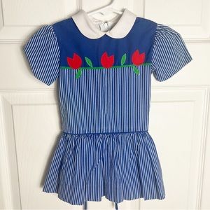 Sylvia Whyte for Saks Fifth Avenue | Blue Dress- 2T Vintage